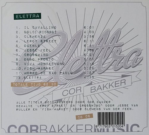 CD Cor Bakker – Elettra - Afbeelding 2