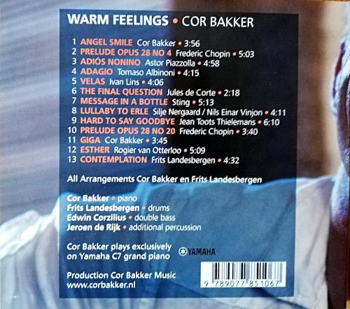 CD Cor Bakker – Warm Feelings - Afbeelding 2